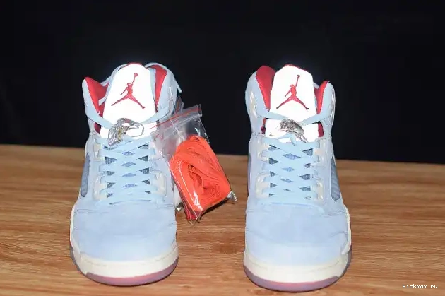 Rep Kickmax CI1899-400 Room 5 Jordan Ice Air Blue x JSP Trophy 0407